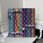 CHL - Large Shopping Bag Printed fabric Metal Multicolor Bag For Women 41LO/16in