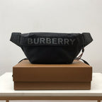 B-Berry - BB  Logo Detail Econyl Sonny Bum Bag Black For Men, Bags 12.2in/31LO
