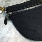 BLN-Ciaga Souvenir XS Belt Bag In Black, For Women,  Bags 9.5in/24LO