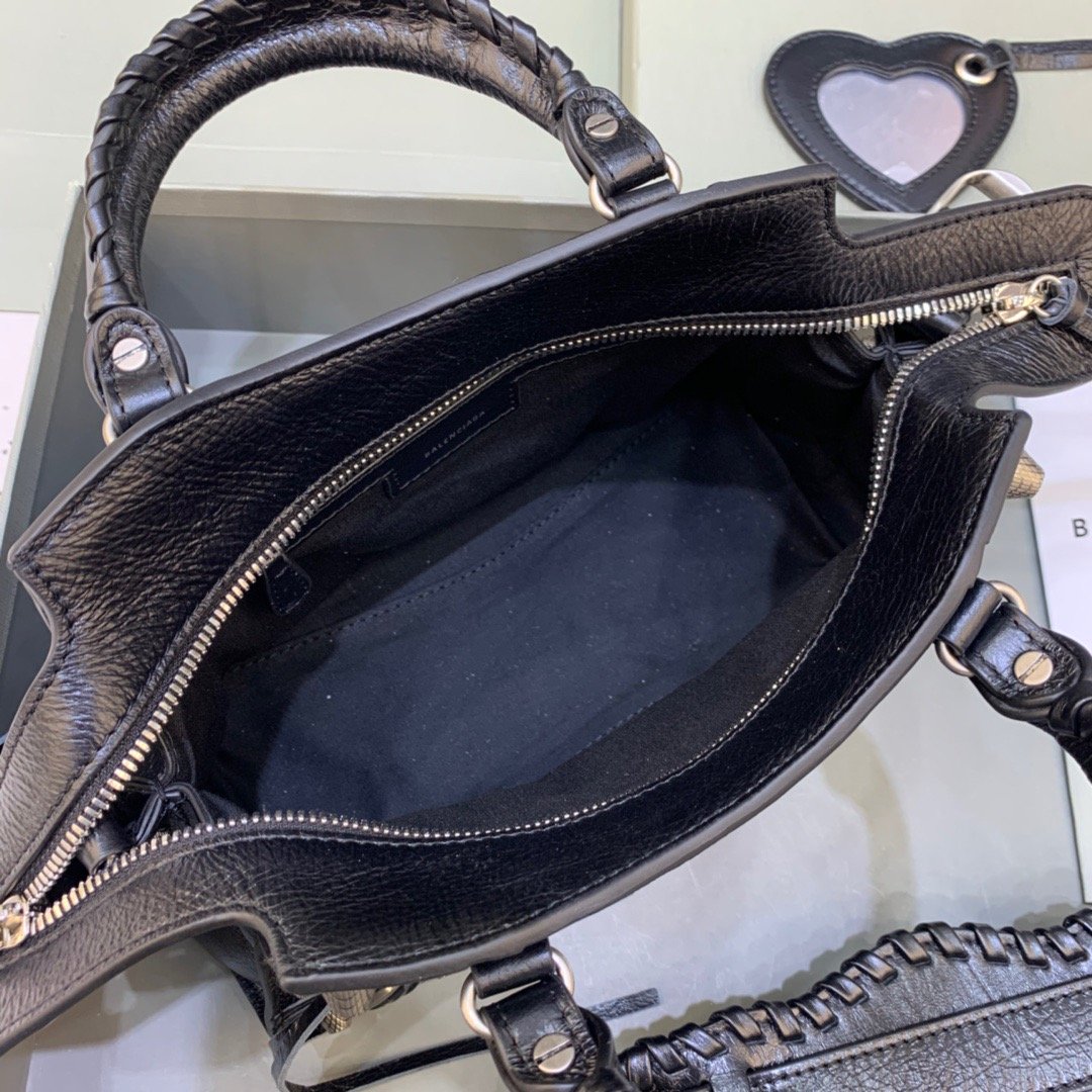 BLN-Ciaga Neo Cagole XS Handbag In Black, For Women,  Bags 10.2in/26LO 700940210B01000
