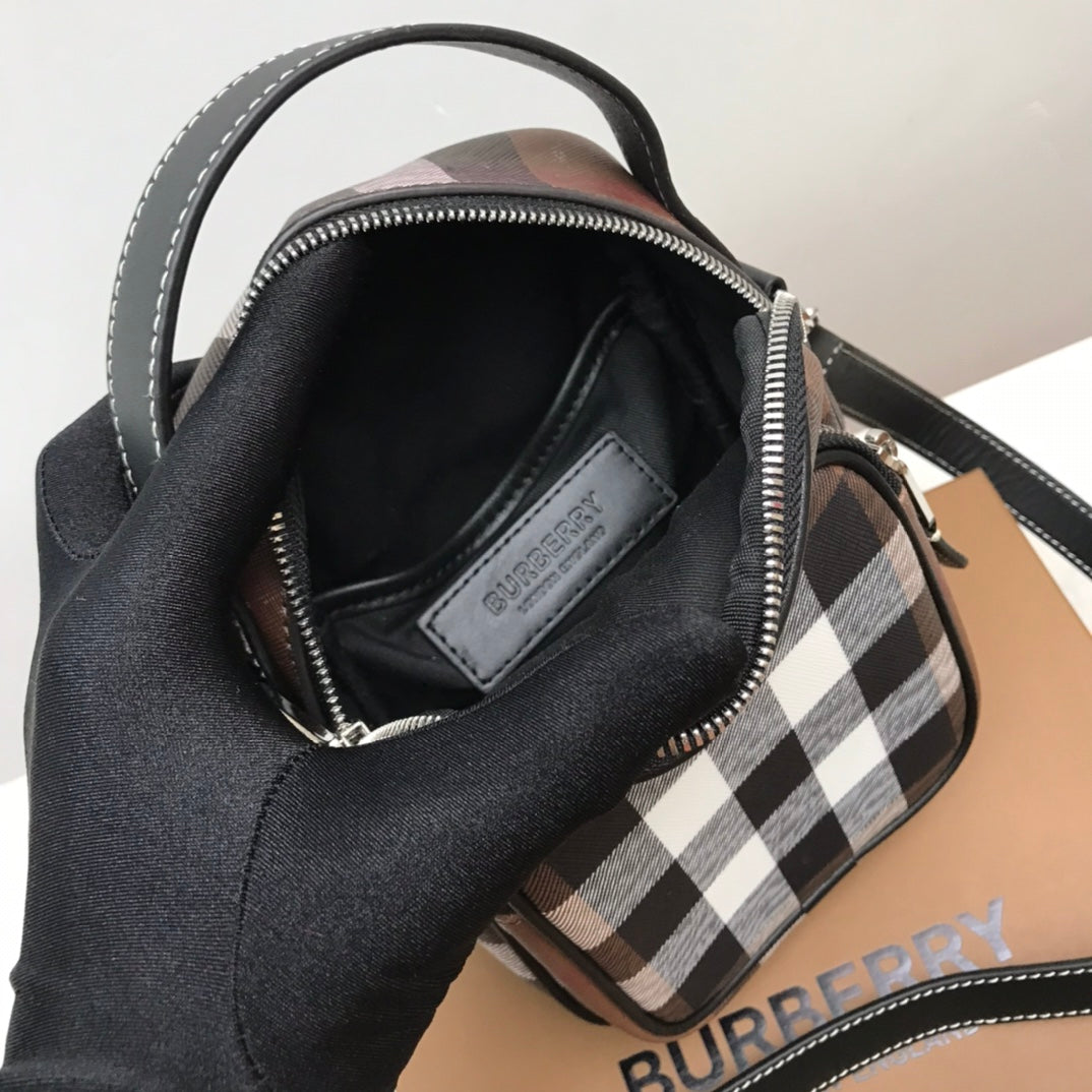 B-Berry - BB  Check And Crossbody Bag For Men, Bags 7.7in/19.5LO 80491181