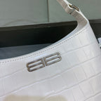 BLN-Ciaga XX Small Hobo Bag In White, For Women,  Bags 7.8in/20LO 6955892108Y9001