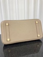 HM Birkin Bag 30 Light Taupe Togo Leather GHW