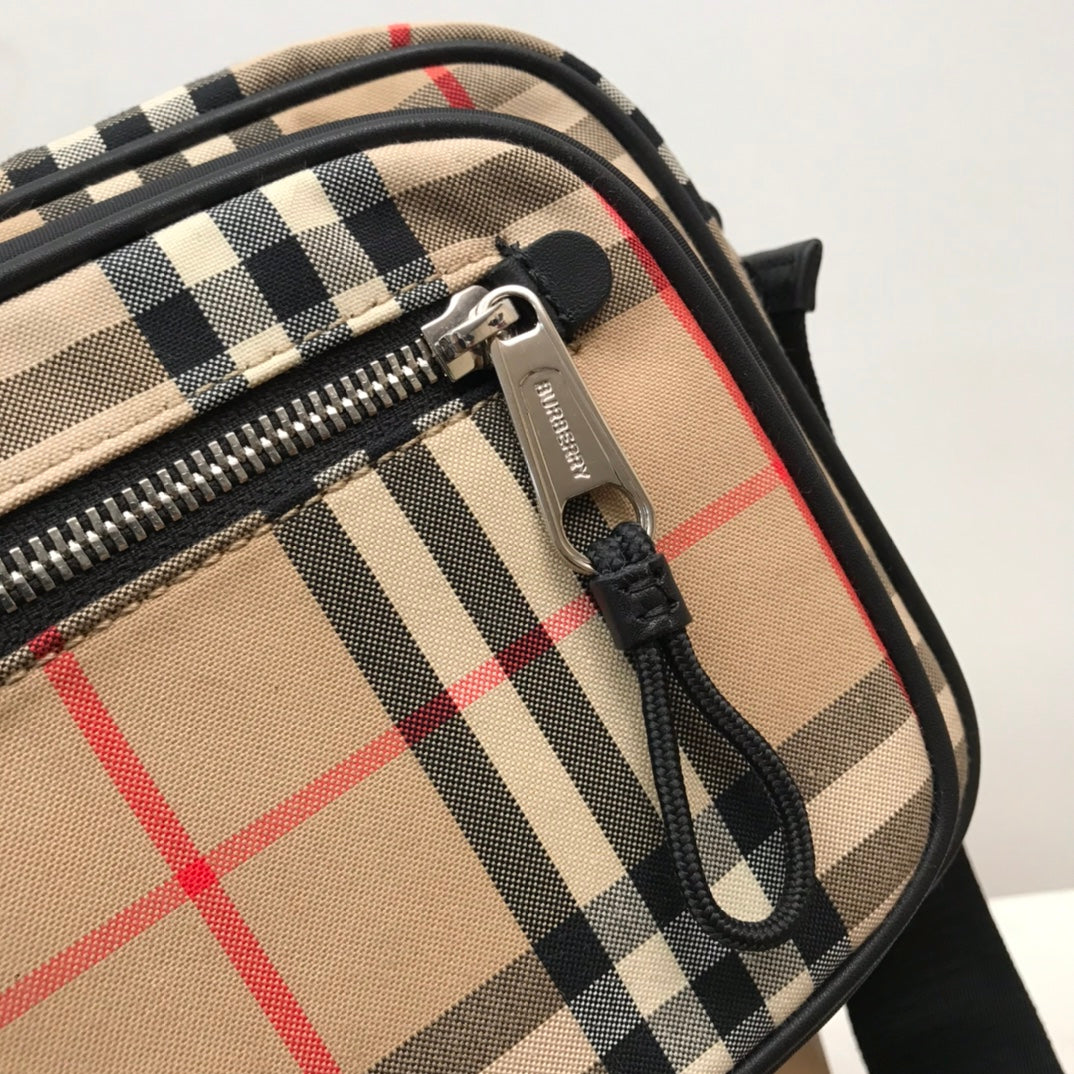 B-Berry - BB   Check And Crossbody Bag For Men, Bags 8.6in/22LO