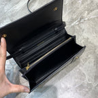 BLN-Ciaga Hourglass Wallet Bag In Black, For Women,  Bags 8in/20LO