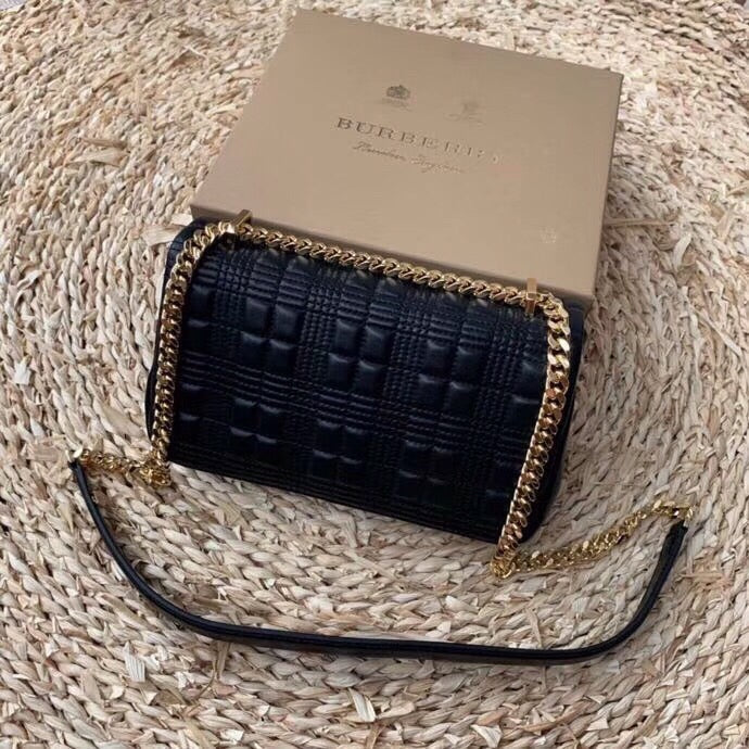 B-Berry - BB  Quilted Medium Lola Bag Monogram Black For Women, Bags 11in/28LO 80217011