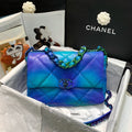 CHL -  19 Tie and Dye Flap Ombre Bag For Women 25LO/10in