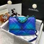 CHL -  19 Tie and Dye Flap Ombre Bag For Women 25LO/10in