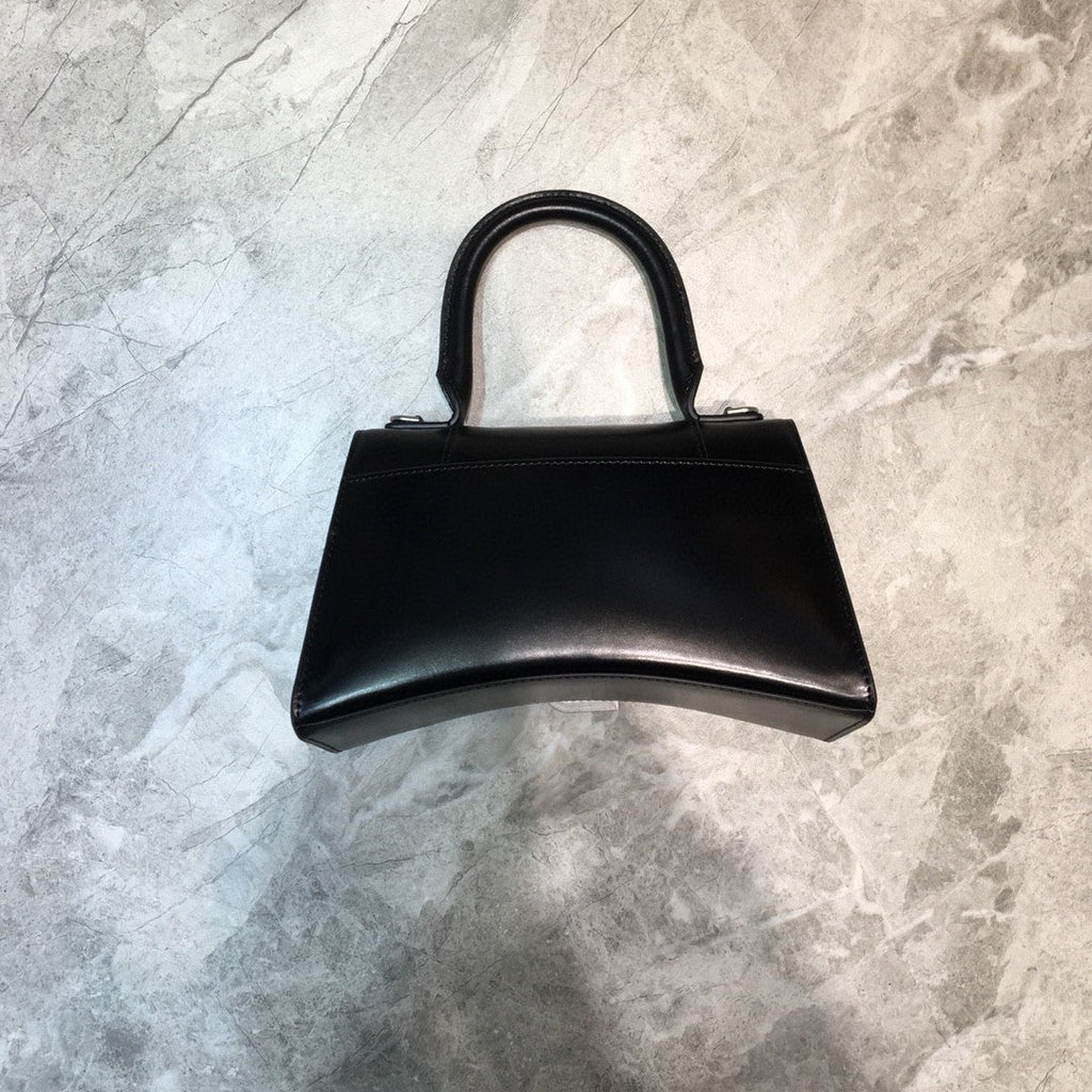 BLN-Ciaga Hourglass XS Handbag In Black, For Women,  Bags 7.4in/19LO