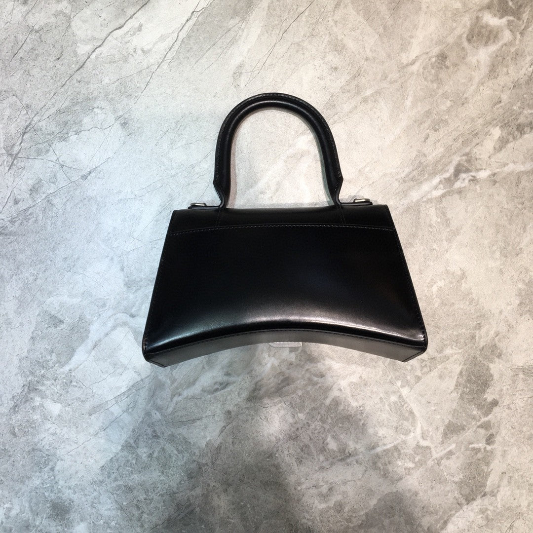 BLN-Ciaga Hourglass XS Handbag In Black, For Women,  Bags 7.4in/19LO
