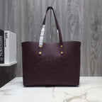 B-Berry - BB  Small Embossed Crest Tote Purple For Women, Bags 13.8in/35LO