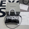 BLN-Ciaga Hourglass Small Handbag In Black, For Women,  Bags 9in/23LO