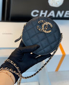 CHL - Round Bag Crossbody  Black For Women 4.7in/12LO