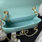 CHL - Mini Classic Handbag Light Blue For Women 7.9in/20LO