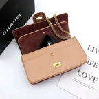 CHL - Maroon Medallion Nude Reissue 2.55 Classic 225 Flap Beige Bag For Women 24LO/9.4in