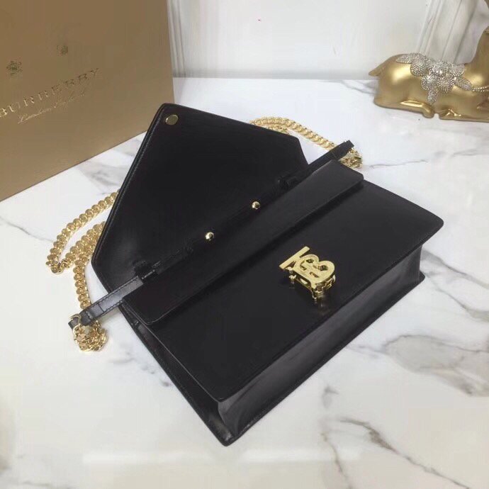 B-Berry - BB  Small Tb Envelope Clutch Black By British Heritage For Women, Bags 10.2in/26LO