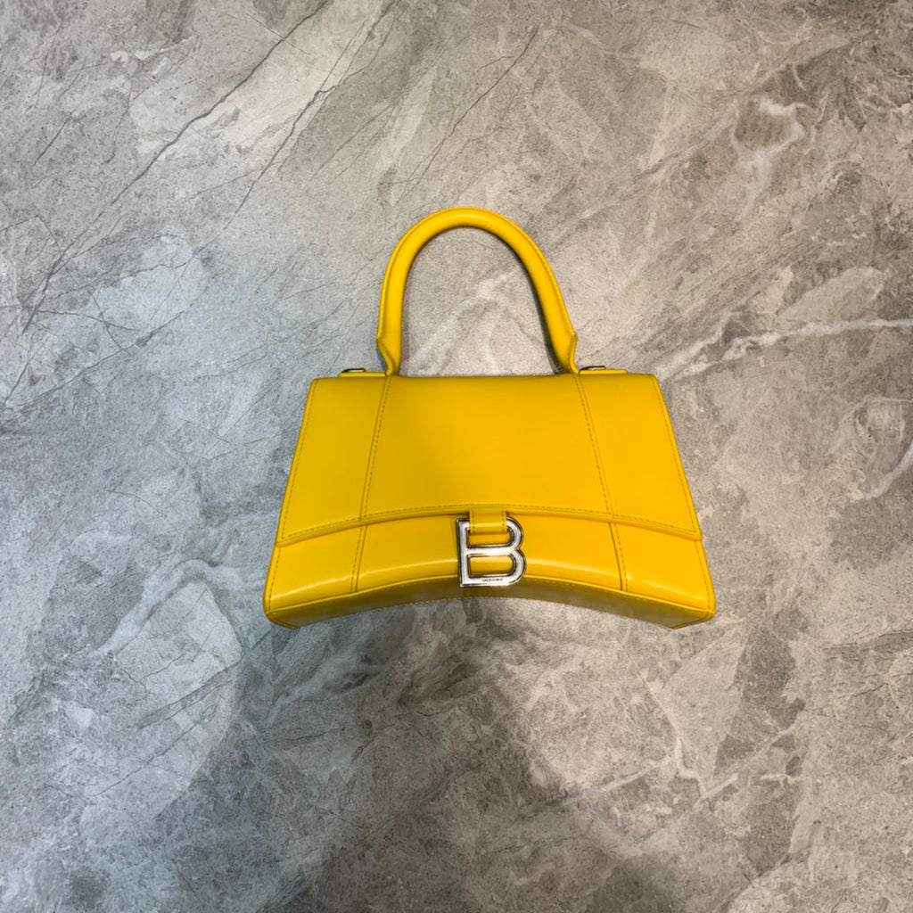 BLN-Ciaga Hourglass Small Handbag In Yellow, For Women,  Bags 9in/23LO