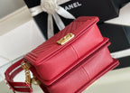 CHL - Medium Boy Handbag Red For Women 9.8in/25LO A67086