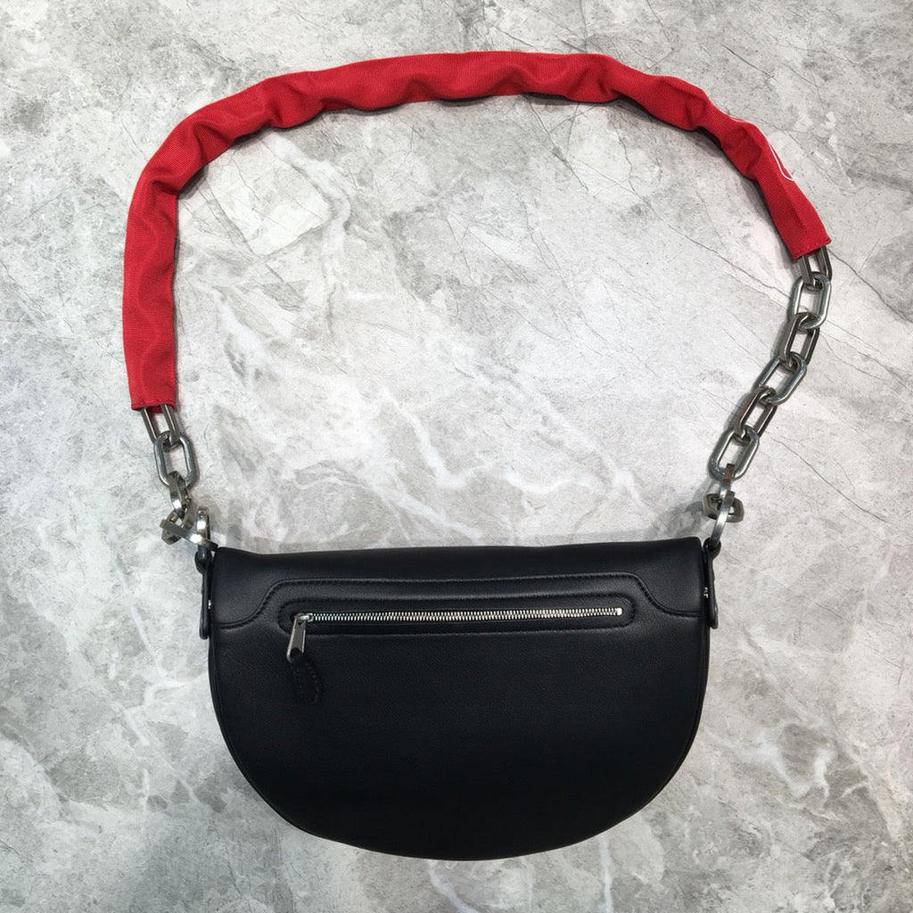 BLN-Ciaga Souvenir XXS Belt Bag In Black, For Women,  Bags 11.8in/30LO