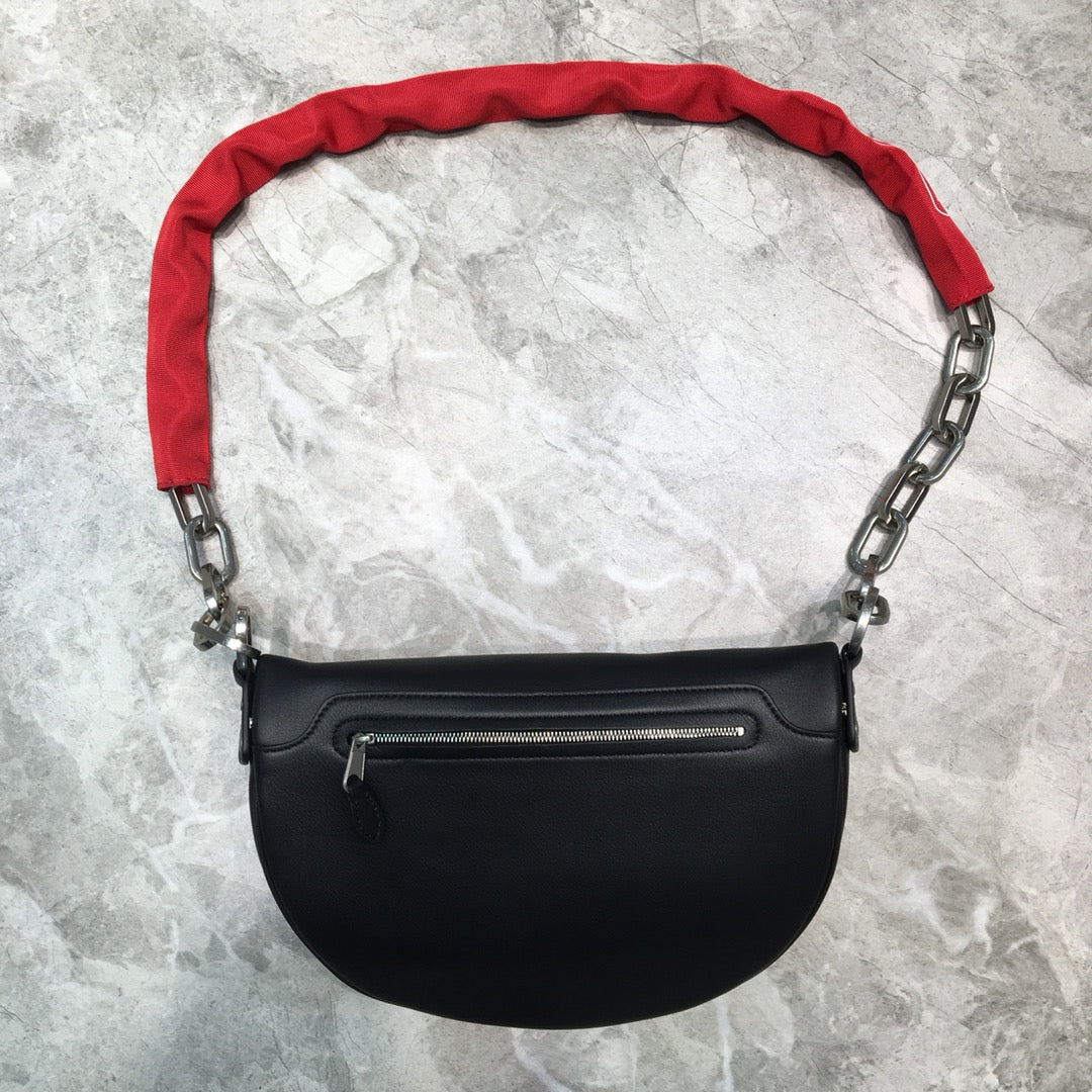 BLN-Ciaga Souvenir XXS Belt Bag In Black, For Women,  Bags 11.8in/30LO