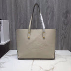 B-Berry - BB  Small Embossed Crest Tote White For Women, Bags 13.8in/35LO