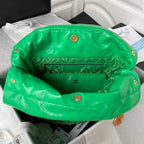 CHL -  22 Handbag Gold Hardware Shiny Green For Women Handbags, Shoulder Bags 16.5in/38LO AS3261