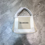 BLN-Ciaga Navy XS Tote Bag In White, For Women,  Bags 12.6in/32LO
