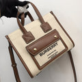B-Berry - BB  Mini Two-tone Canvas And Freya Tote For Women, Bags 9.1in/23LO 80441431
