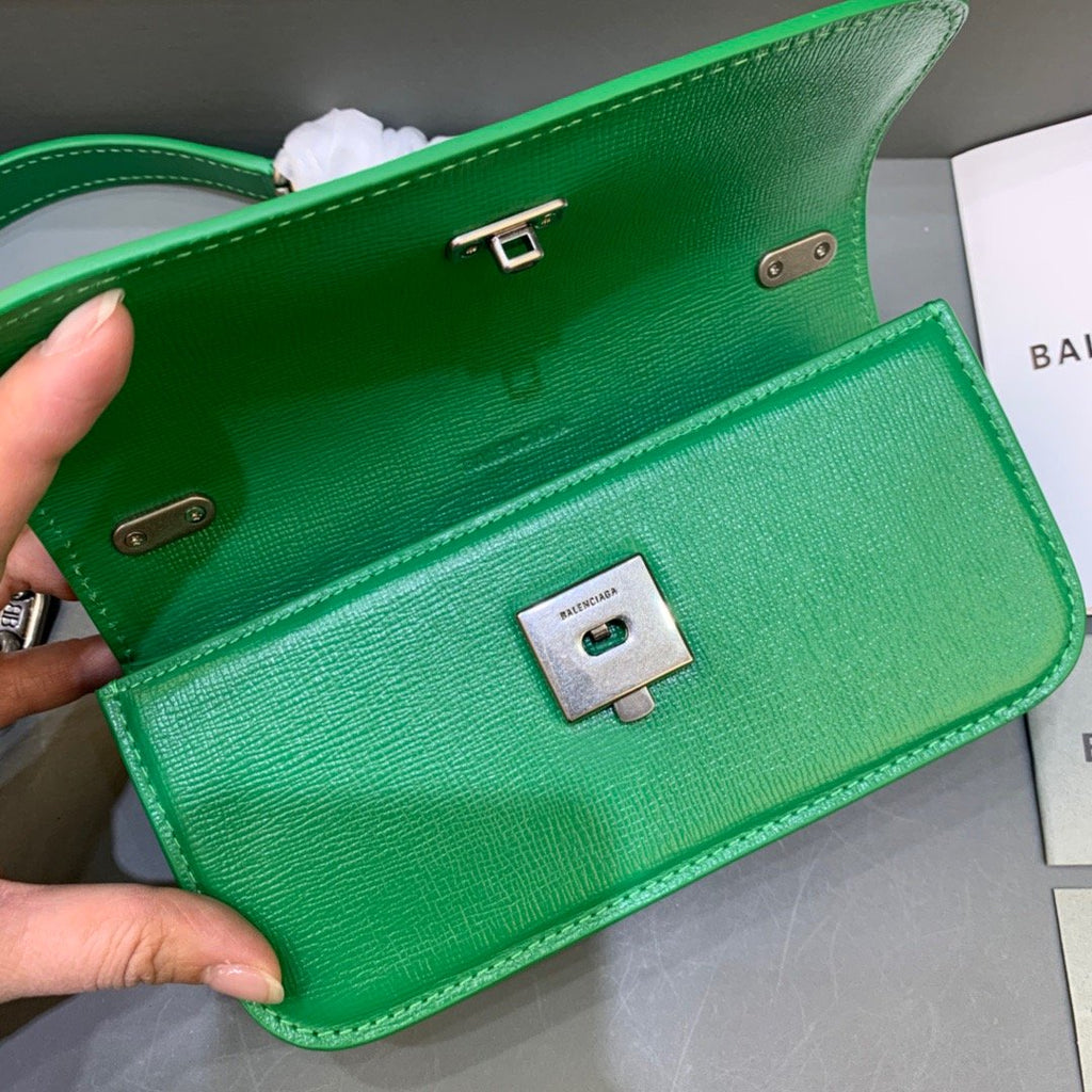 BLN-Ciaga Gossip Small On Chain Shoulder Bag Green, For Women,  Bags 7.4in/19LO