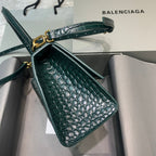 BLN-Ciaga Hourglass Small Handbag In Dark Green, For Women,  Bags 9in/23LO