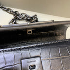 BLN-Ciaga Gossip Small On Chain Shoulder Bag Black, For Women,  Bags 7.4in/19LO