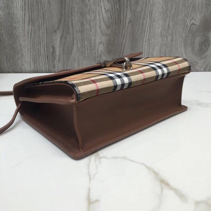 B-Berry - BB  Small  Check And Crossbody Bag Brown For Women, Women’s Bags 9in/24LO