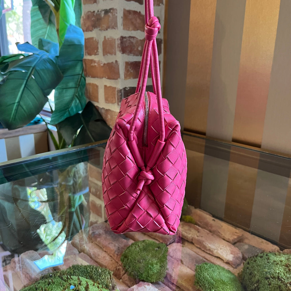 B-VENETA Small Loop Pink Crossbody