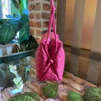 B-VENETA Small Loop Pink Crossbody