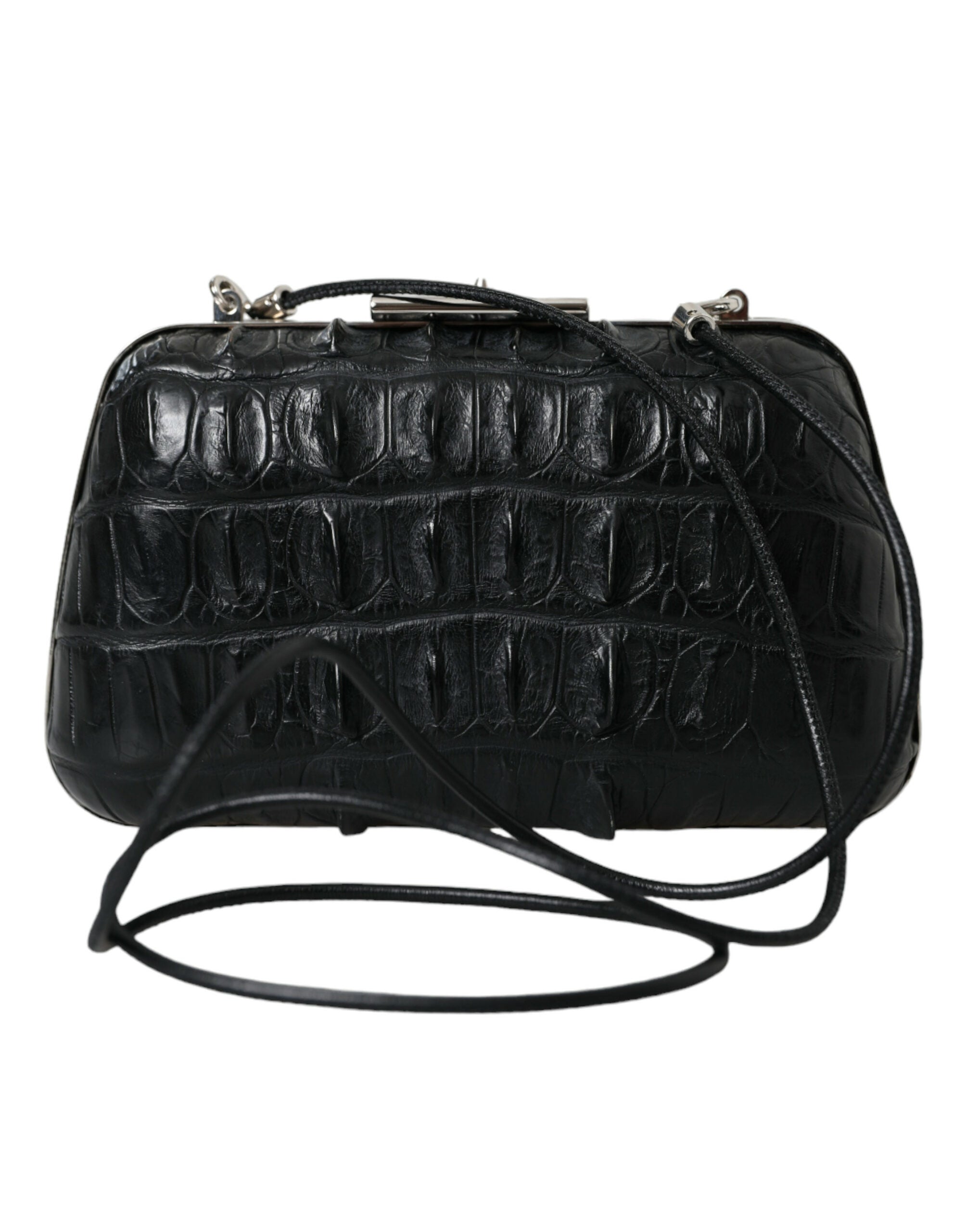 Blnciaga Elegant Crocodile Leather Evening Women's Clutch