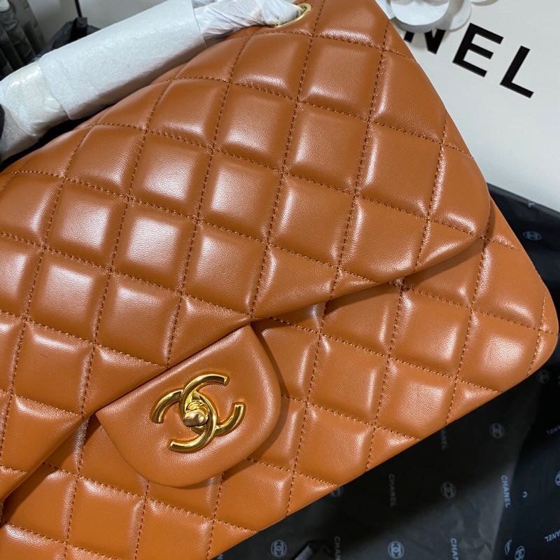 CHL - Large Classic Handbag Gold Hardware Brown For Women Handbags, Shoulder Bags 11.8in/30LO