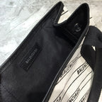 BLN-Ciaga Navy Small Cabas Tote Bag In White, For Women,  Bags 18.5in/47LO
