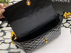 CHL - Vinyl Classic Black and Yellow Shoulder bag For Women 29LO/11.5in