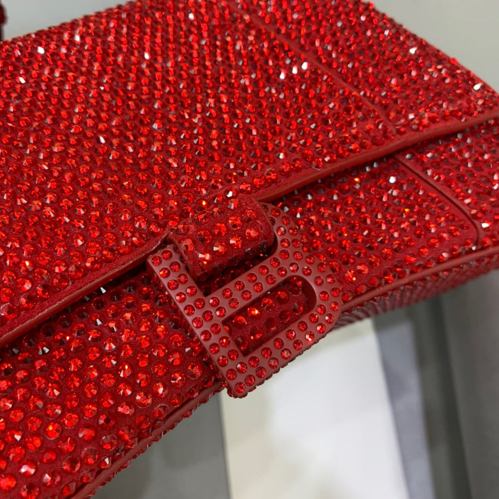 BLN-Ciaga Hourglass Small Handbag In Red, For Women,  Bags 9in/23LO