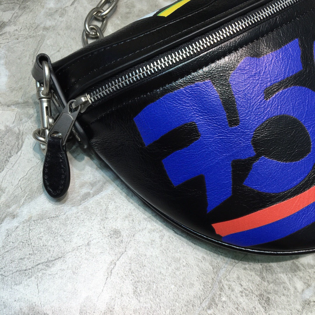 BLN-Ciaga Souvenir XS Belt Bag In Black, For Women,  Bags 9.5in/24LO