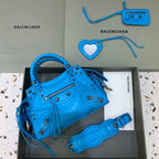 BLN-Ciaga Neo Cagole XS Handbag In Blue, For Women,  Bags 10.2in/26LO