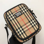 B-Berry - BB   Check And Crossbody Bag For Men, Bags 8.7in/22LO