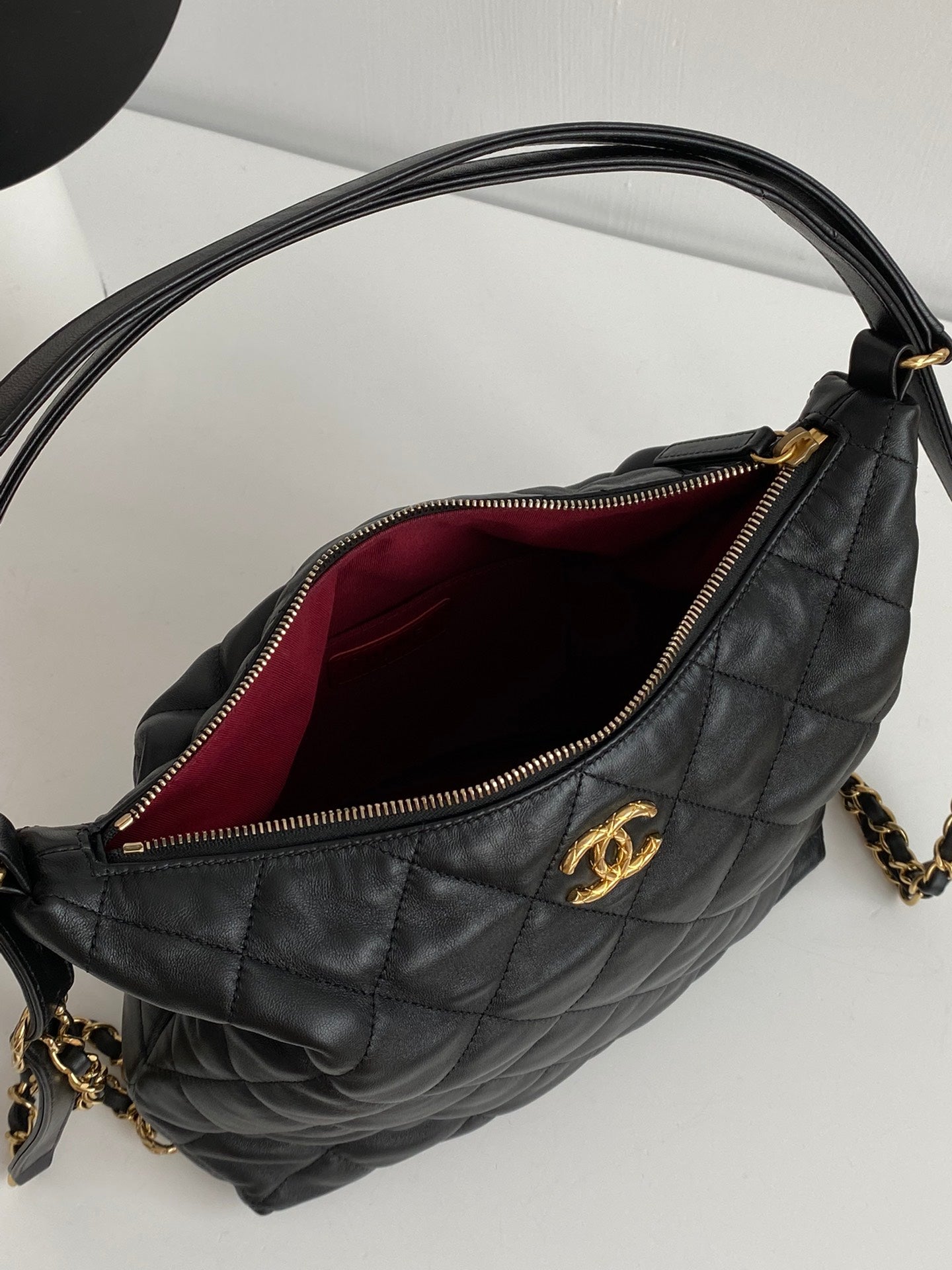 CHL - Maxi Hobo Bag Black For Women Bags 13.7in/35LO AS3488 B08857 94305