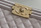 CHL - Medium Classic Flap Bag 25LO Grey For Women A67086