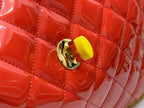 CHL - Vinyl Classic Red and Yellow Shoulder bag For Women 29LO/11.5in