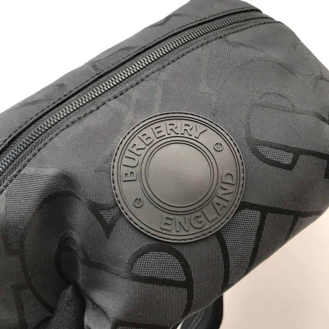 B-Berry - BB  Monogram Recycled Polyester Sonny Bum Bag Black For Men, Bags 12.2in/31LO