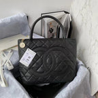 CHL - Medallion Tote Shoulder Black Bag For Women 29LO/11.4in