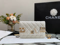 CHL - Flap Bag White For Women 7.4in/19LO