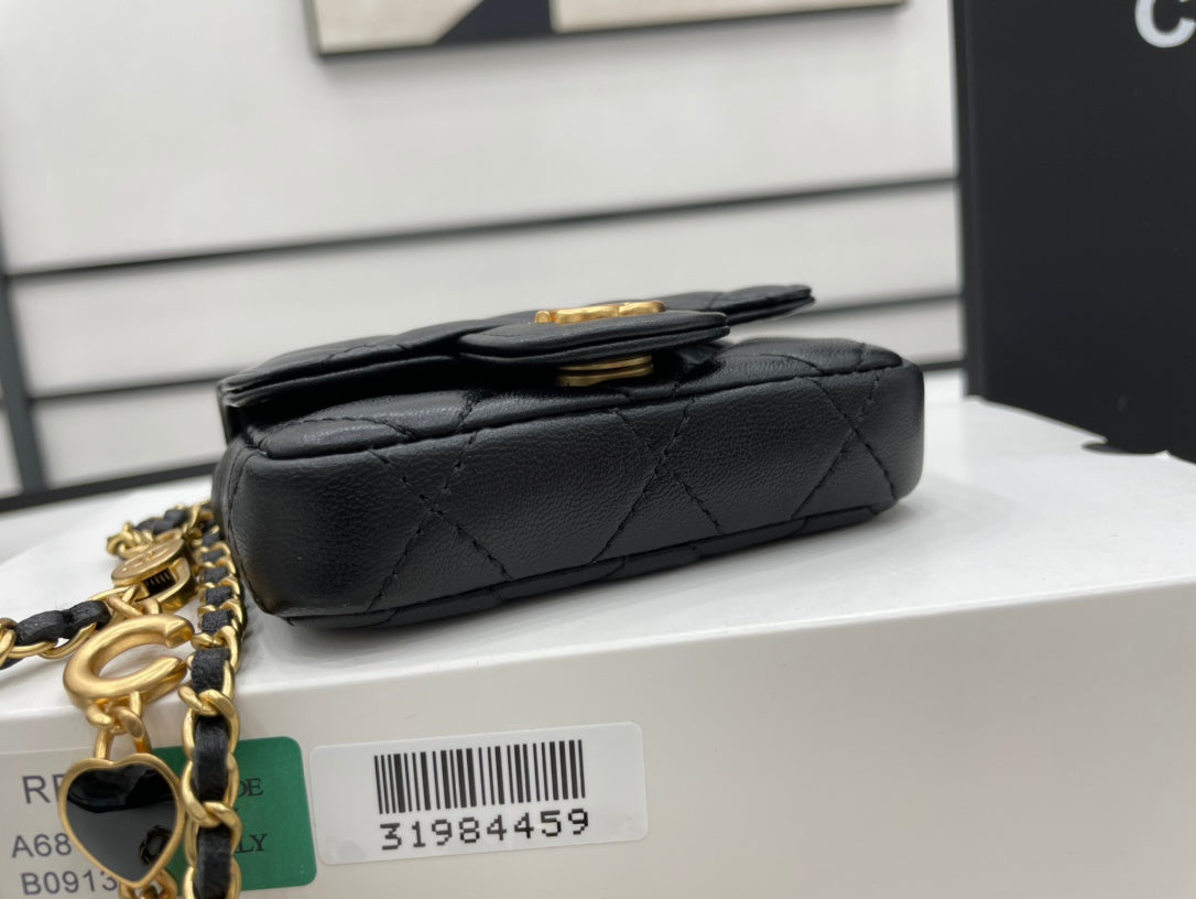 CHL - Mini Flap Bag Black For Women Bags 3.5in/9LO
