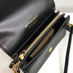 B-Berry - BB  Small Bridle House Check And Buckle Crossbody Black For Women, Bags 7.8in/20LO